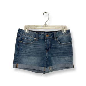 Time And Tru Womens Jean Shorts Blue Stretch Stonewash 4